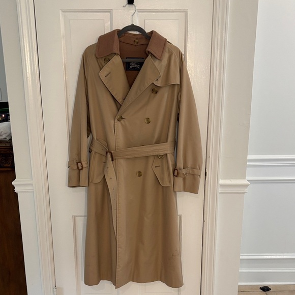 Burberry Heavy Wool Coat Camel Vintage UK Made - Picture 1 of 5